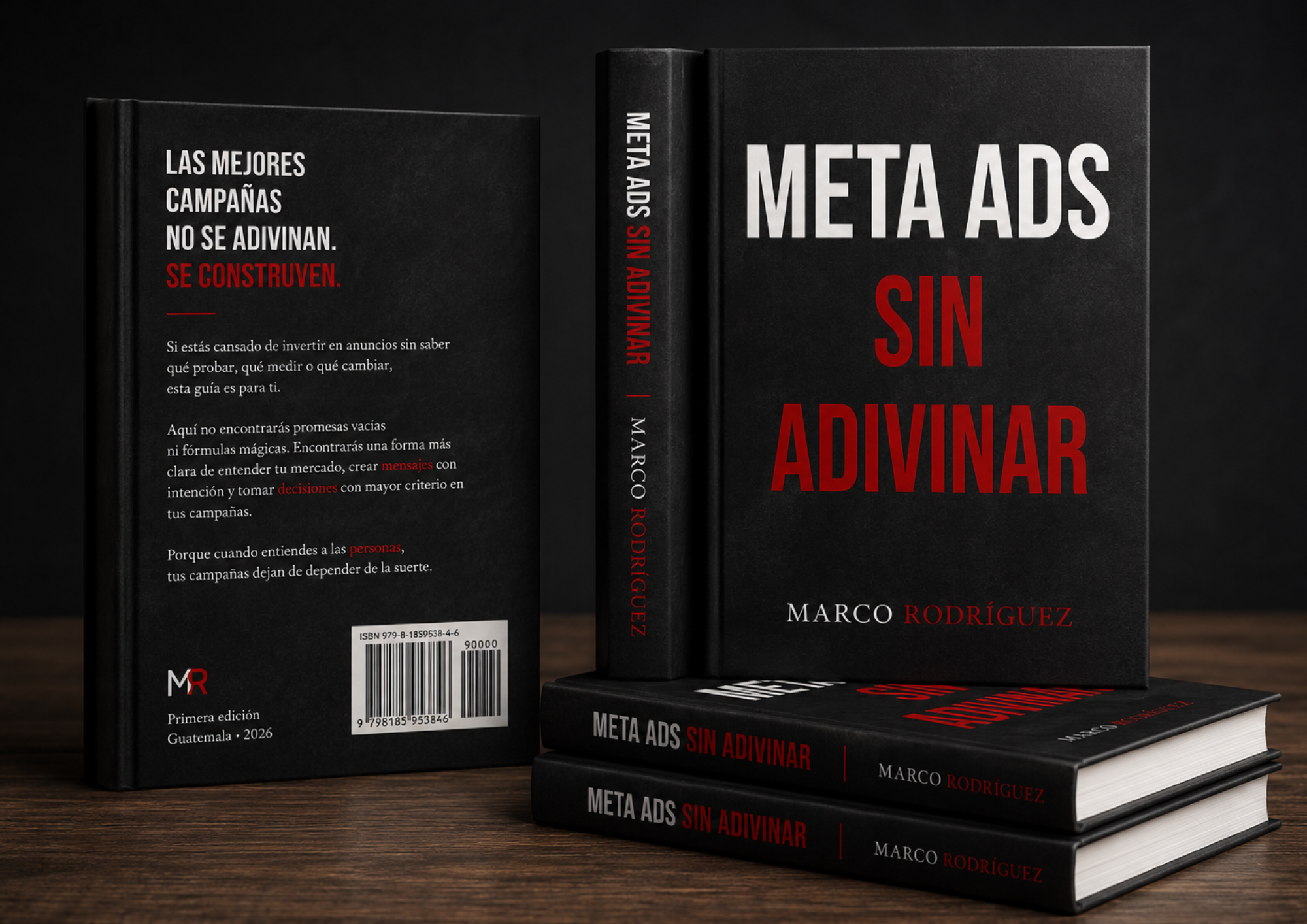 Composición editorial del ebook Meta Ads sin adivinar